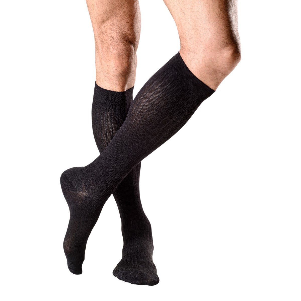 Meia Sigvaris 3/4 Masculina Actitud Canelada 15-20 mmHg