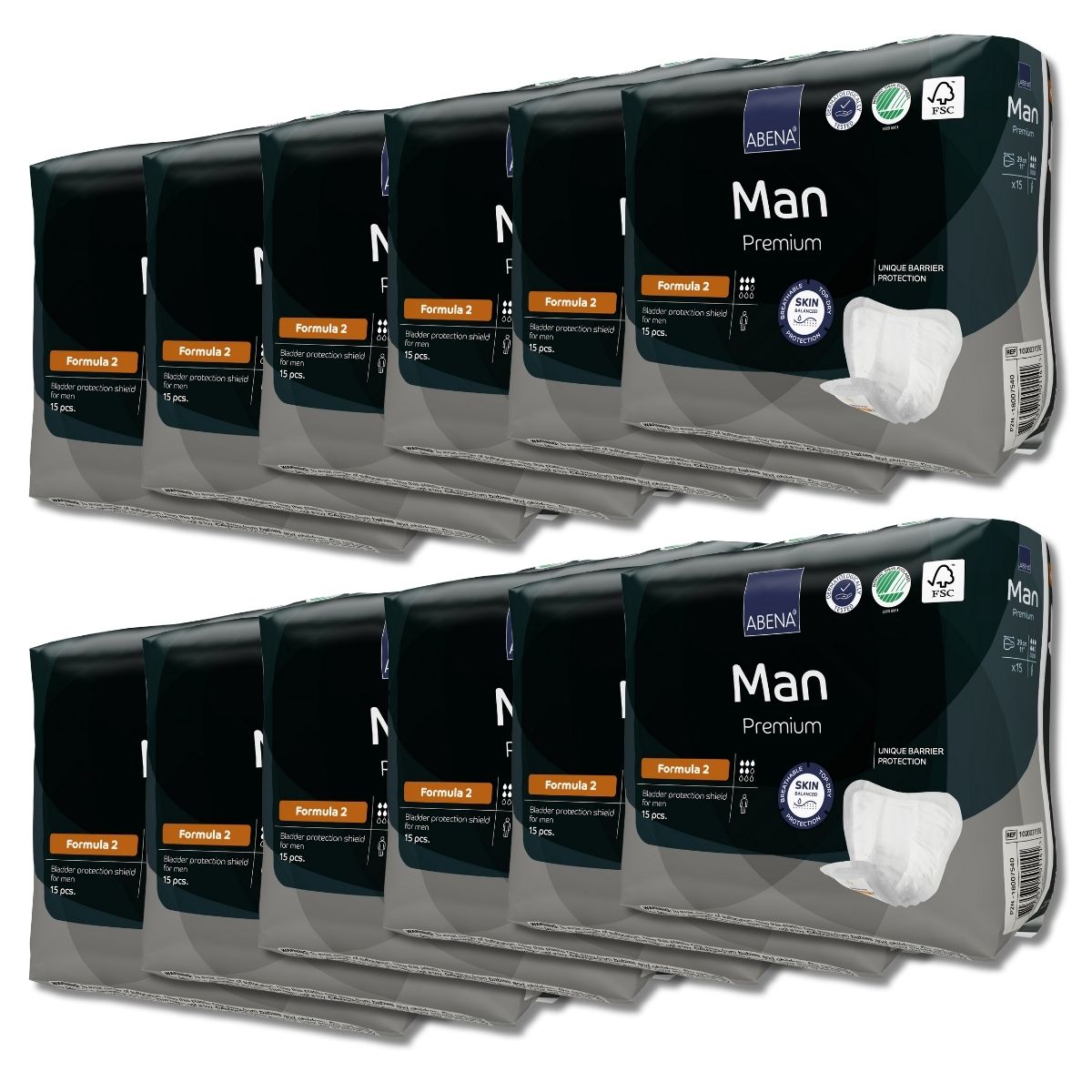 Abena Man Formula 2 Absorvente Masculino Caixa com 12 Pacotes