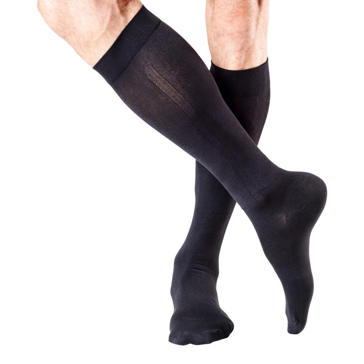 Meia Sigvaris 3/4 Masculina Actitud Lisa 15-20 mmHg