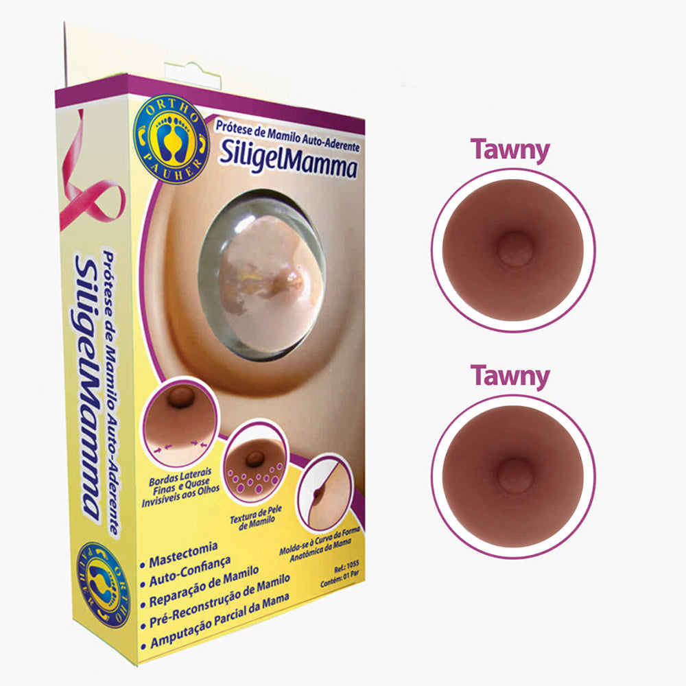 Prótese de Mamilo de Silicone Ortho Pauher ref 1055