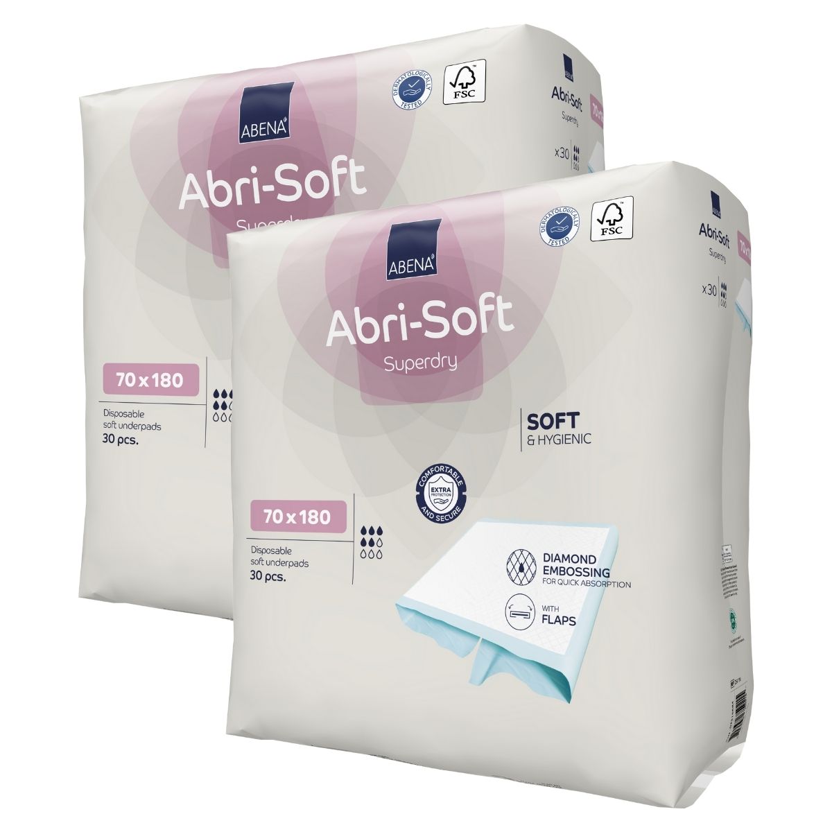 Abena Abri-Soft Superdry 70x180cm Caixa 02 Pct