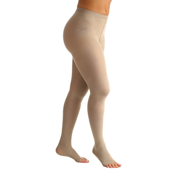 Meia-Calça Sigvaris Select Comfort 30-40 mmHg Natural Aberta