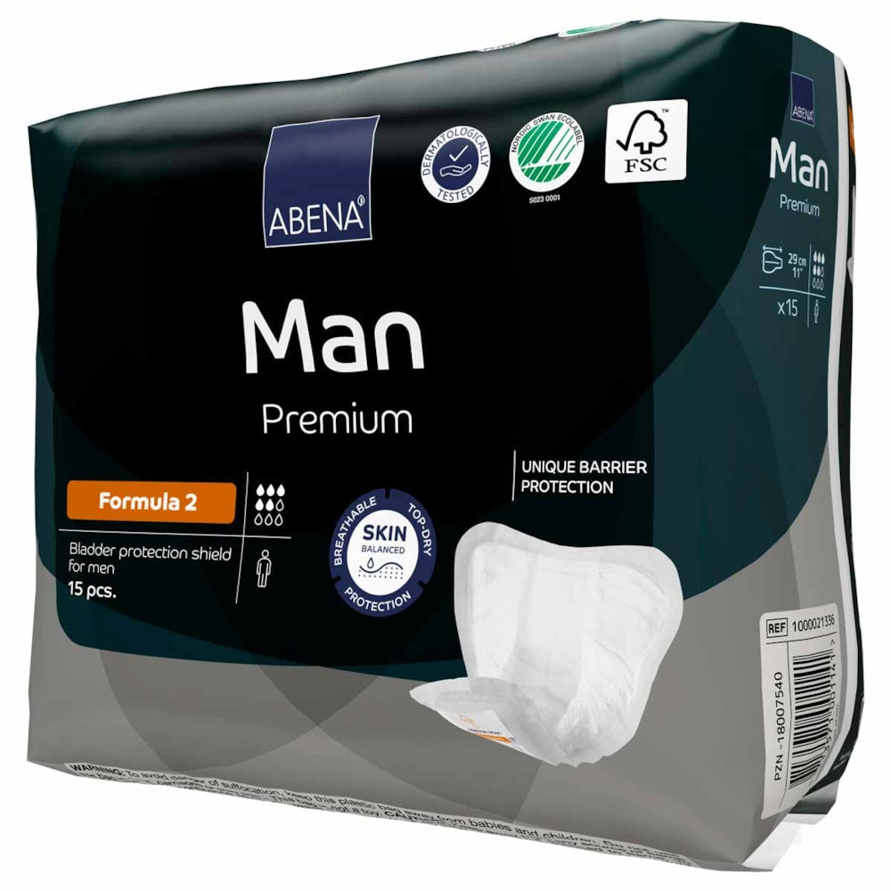 Abena Man Formula 2 Absorvente Masculino com 15