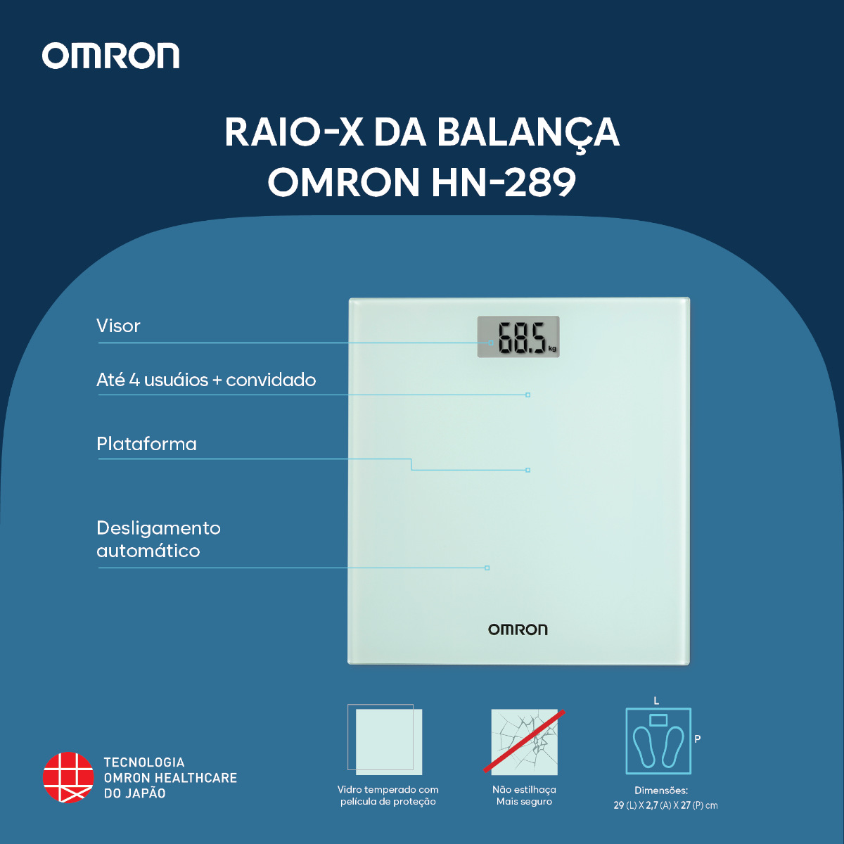 Balança Digital Omron HN-289