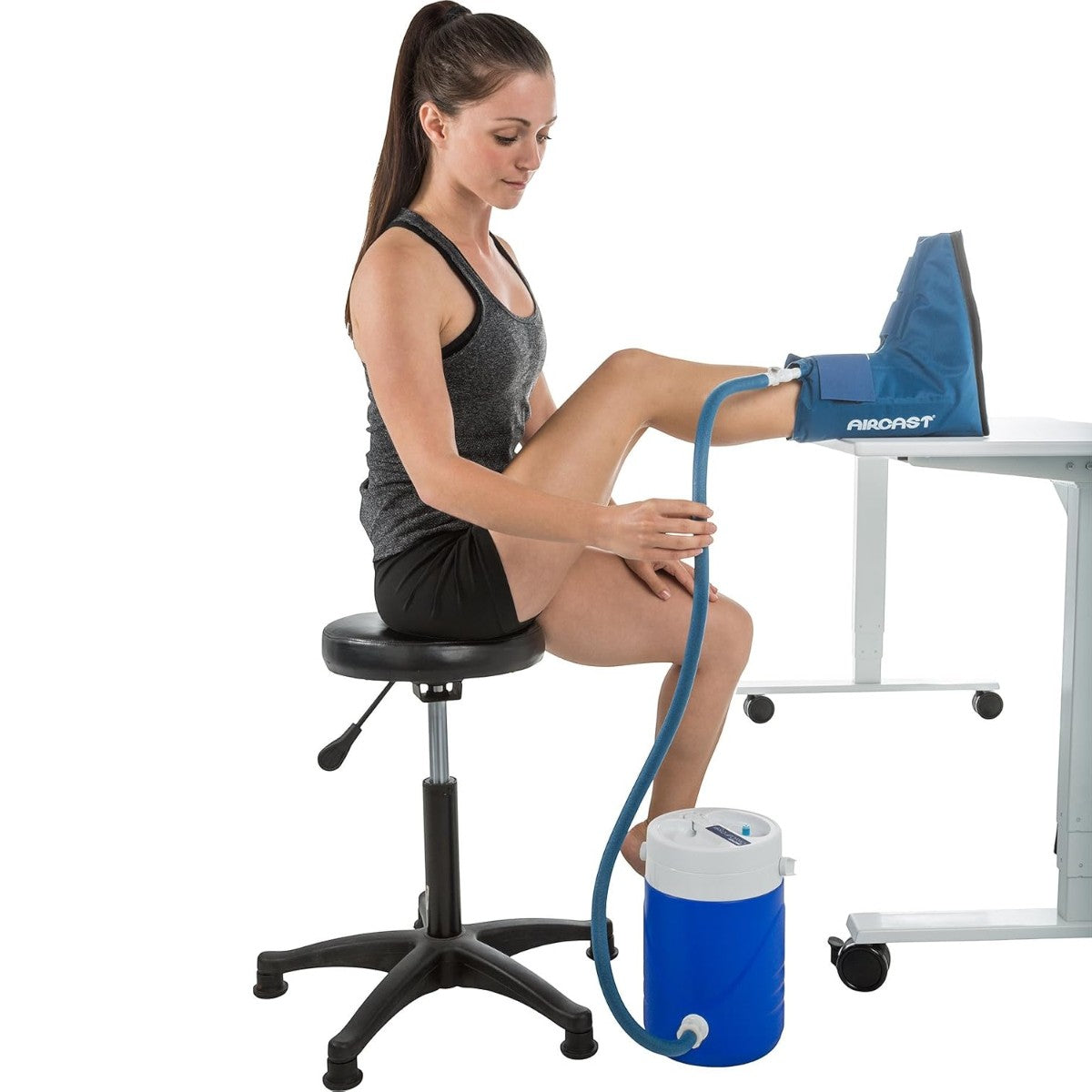 Kit Cryo Cuff Aircast para Tornozelo com Cooler e Aplicador