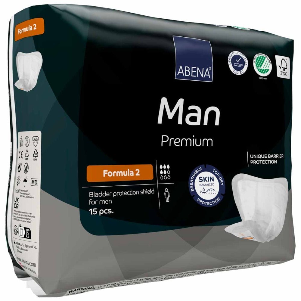 Abena Man Formula 2 Absorvente Masculino com 15 - FisioStore