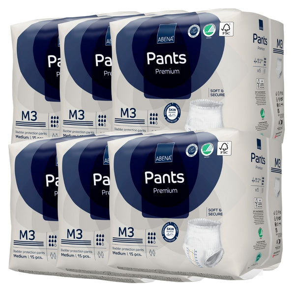 Abena Pants M3 Caixa com 06 Pacotes - FisioStore