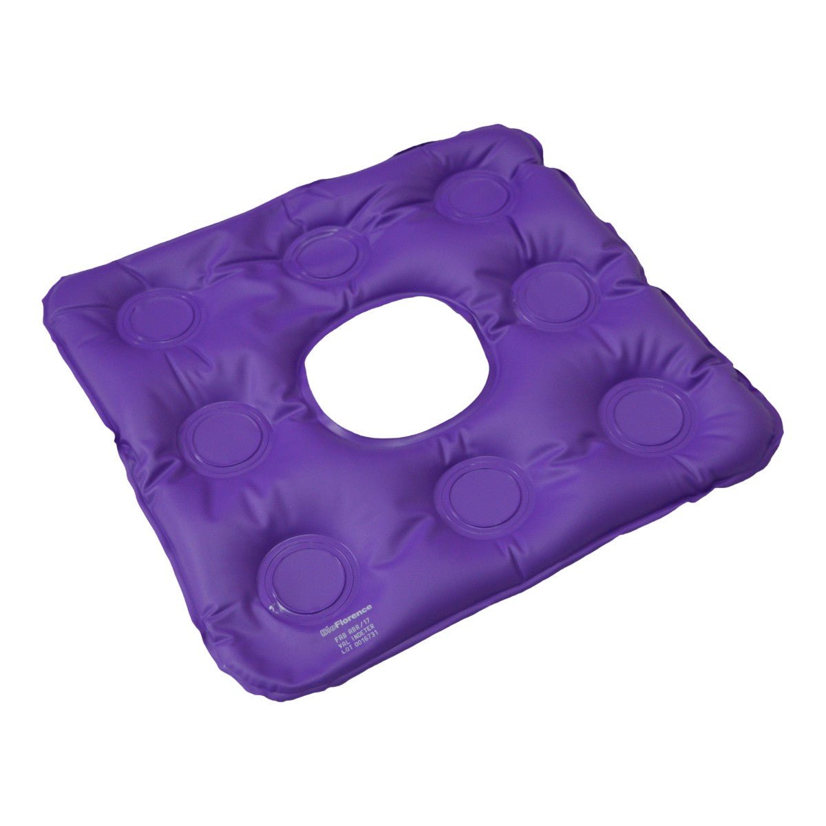 Almofada de Gel Quadrada Caixa de Ovo com Orifício Bioflorence - FisioStore