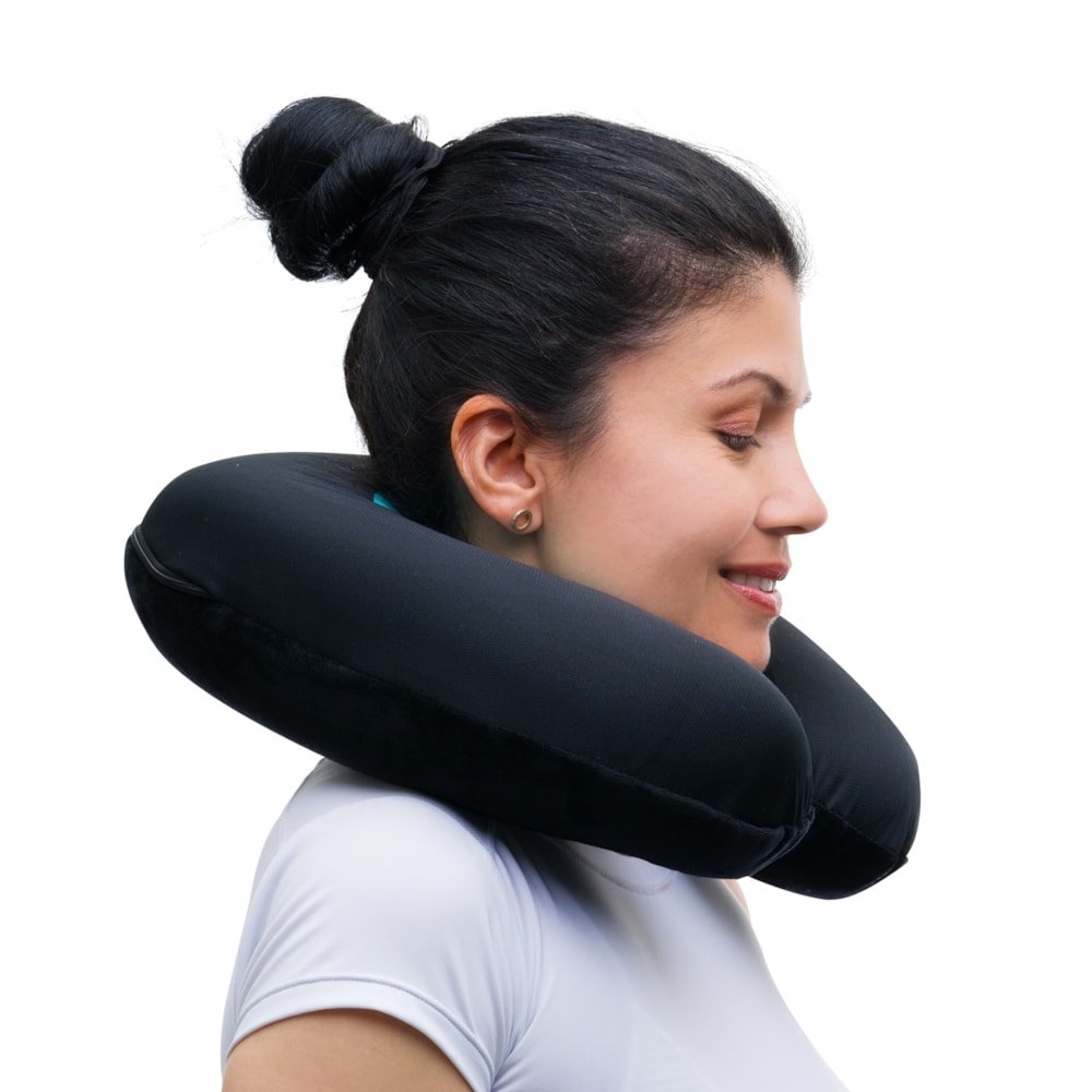 Almofada de Pescoço para Viagem com Gel Theramart TM112 - FisioStore