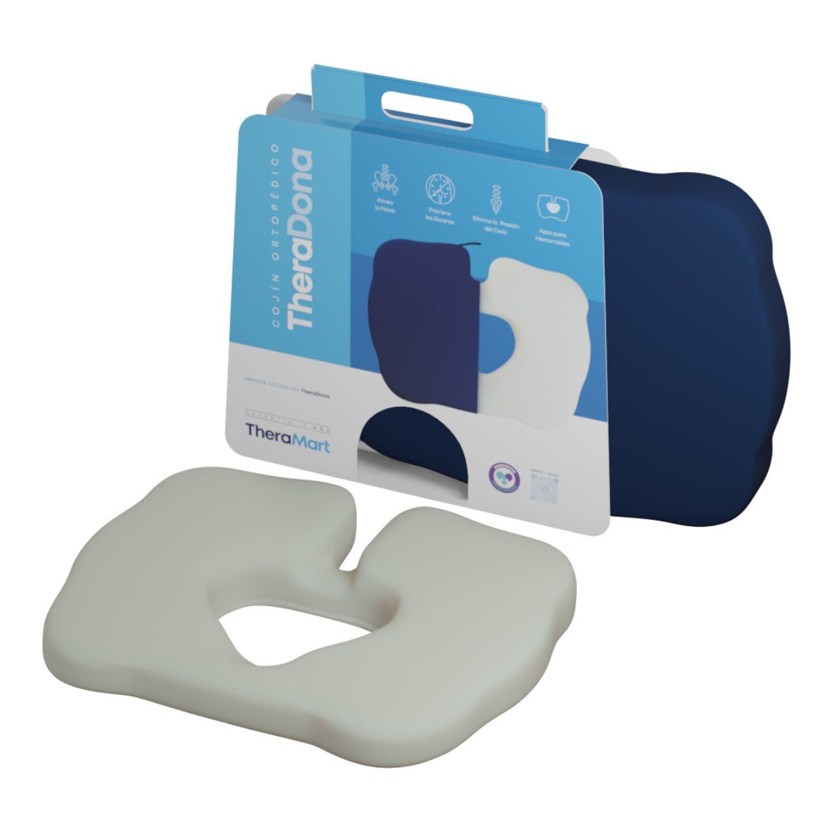 Almofada para Cóccix Theracox TheraMart TM397 - FisioStore