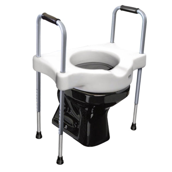 Assento Sanitário Elevado com Alças Reguláveis SIT V Carci - FisioStore