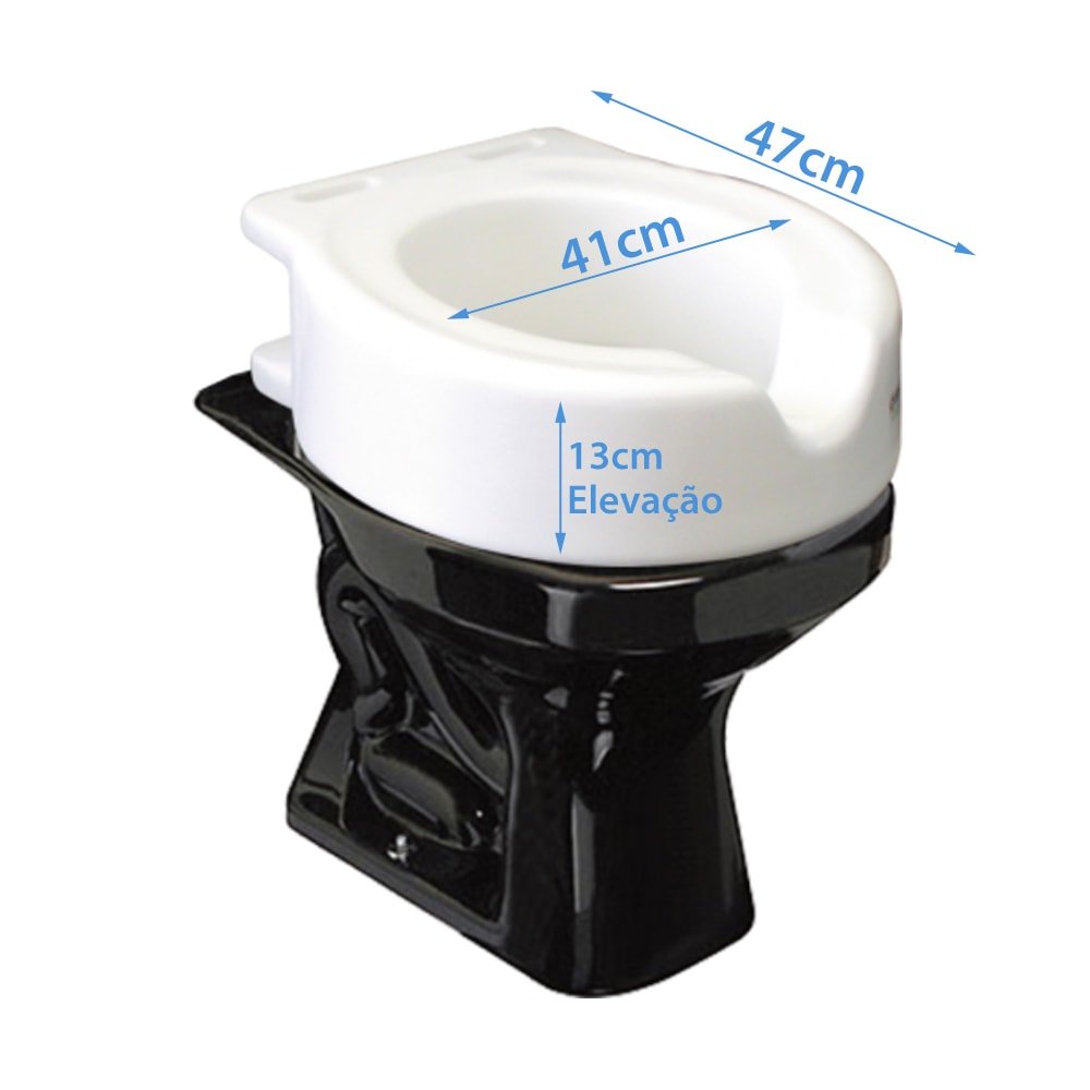 Assento Sanitário Elevado SIT IV Carci - FisioStore