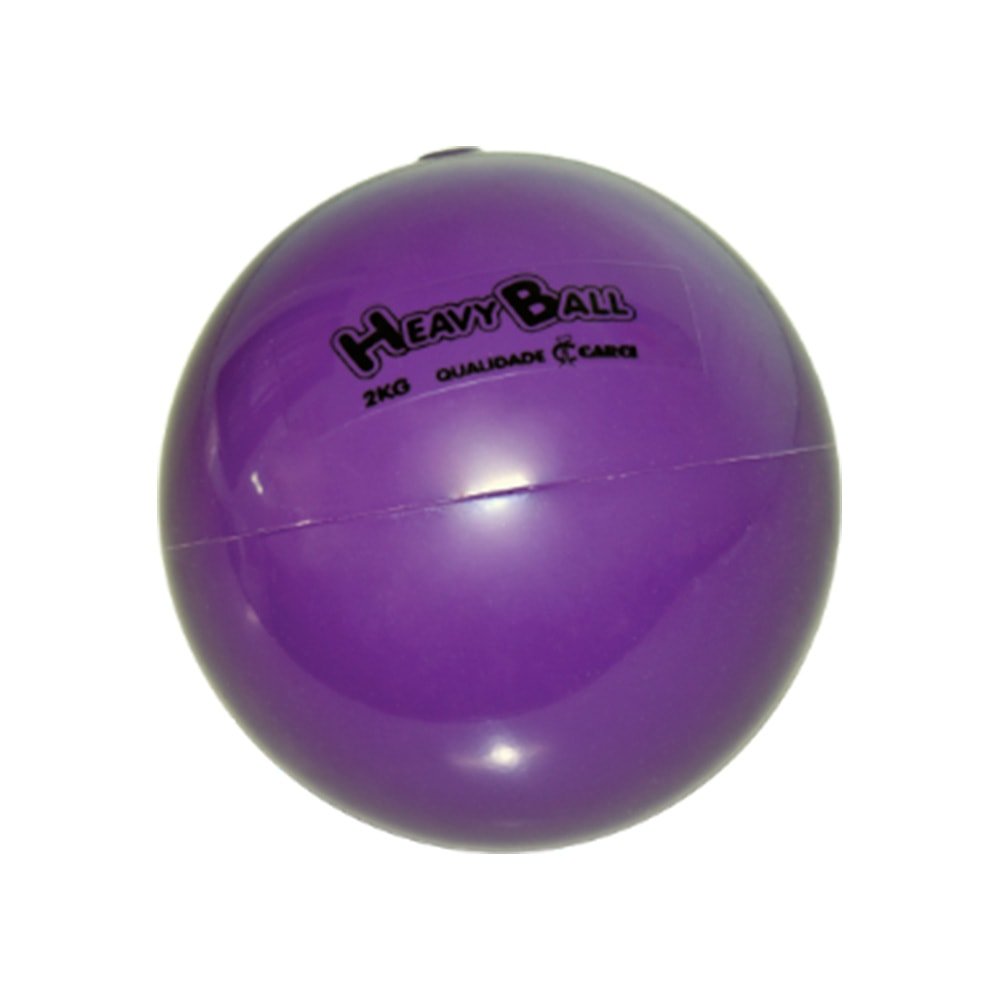 Bola Tonificadora Heavy Ball Carci - ROXA 2KG - FisioStore