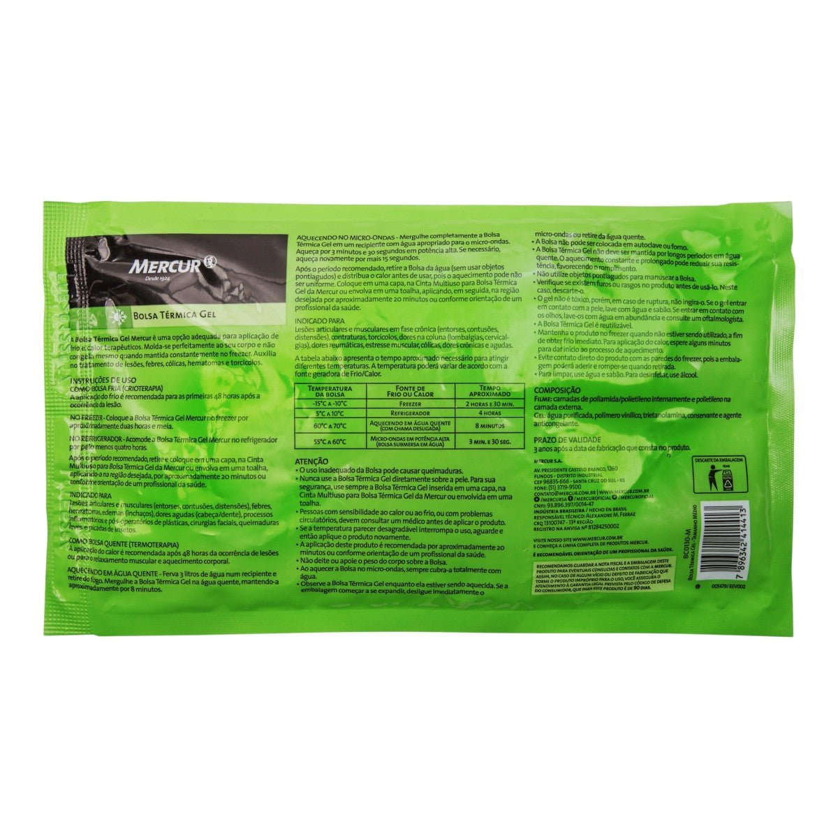 Bolsa Térmica Gel Mercur Média - FisioStore
