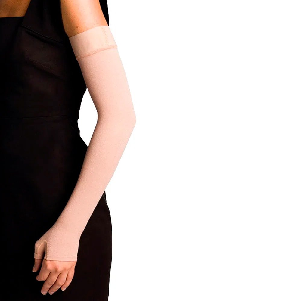 Braçadeira Sigvaris 20 - 30 mmHg até a Mão com Silicone - FisioStore