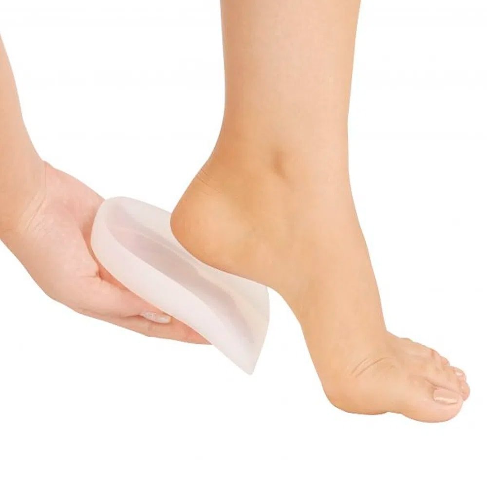 Calcanheira de Silicone com Arco Terapêutico Ortho Pauher 1013 Par - FisioStore