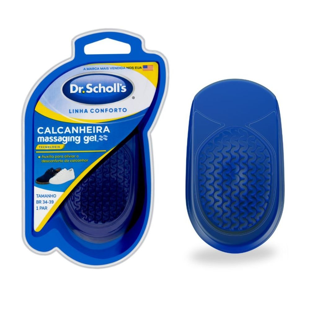 Calcanheira Dr Scholl's Massaging Gel Par - FisioStore