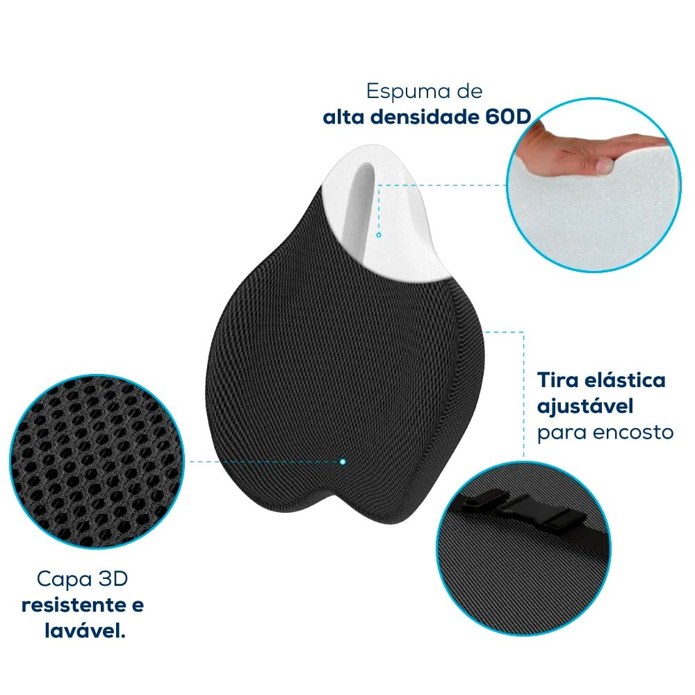 Encosto Lombar Theractive TheraMart TM312 - FisioStore