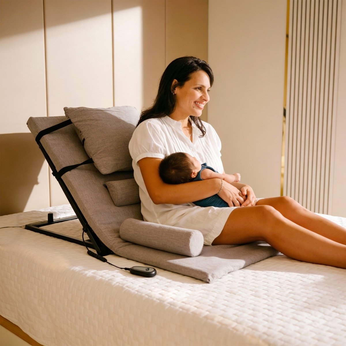 Encosto para Cama Reclinável Automático Levita Pró Ortho Pauher LF02 - FisioStore