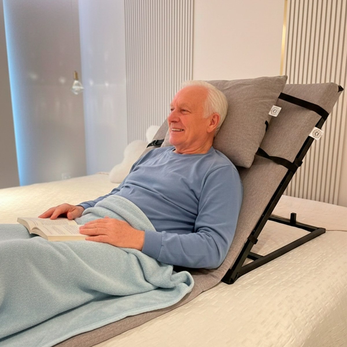 Encosto para Cama Reclinável Automático Levita Pró Ortho Pauher LF02 - FisioStore