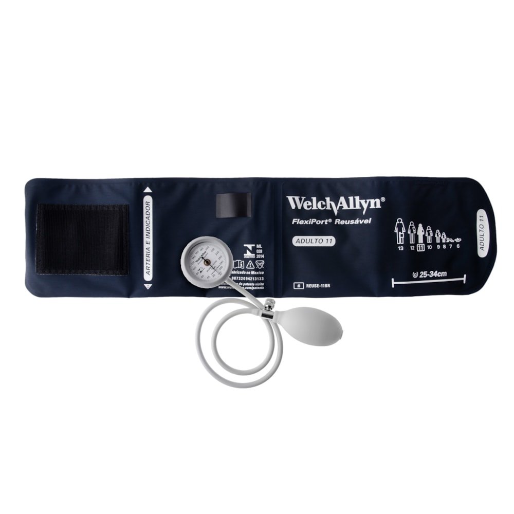 Esfigmomanometro Welch Allyn DS44 Durashock FlexiPort Adulto - FisioStore
