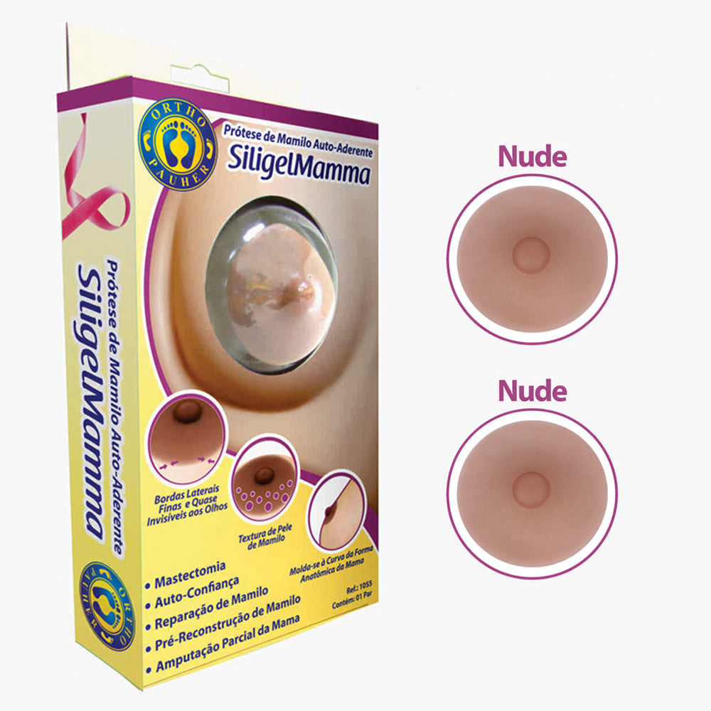 Prótese de Mamilo de Silicone Ortho Pauher ref 1055
