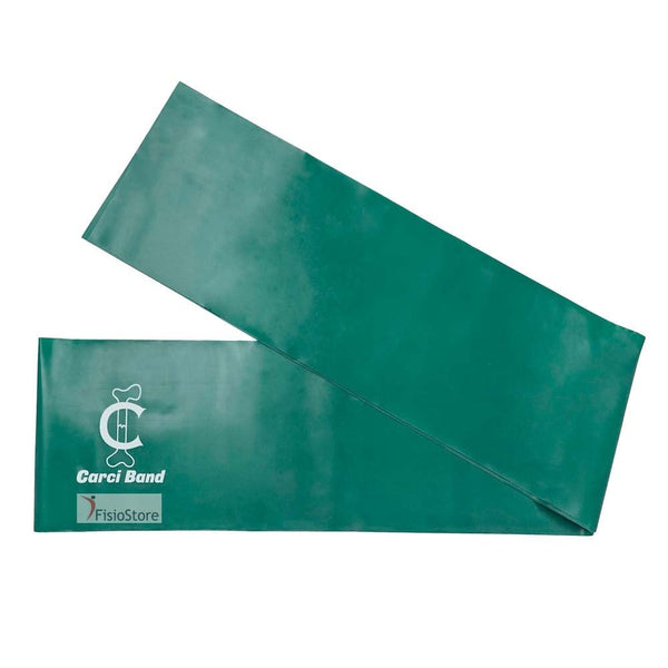 Faixa Elástica para Exercícios Carci Band Verde 1,5m Força 3 Média - FisioStore