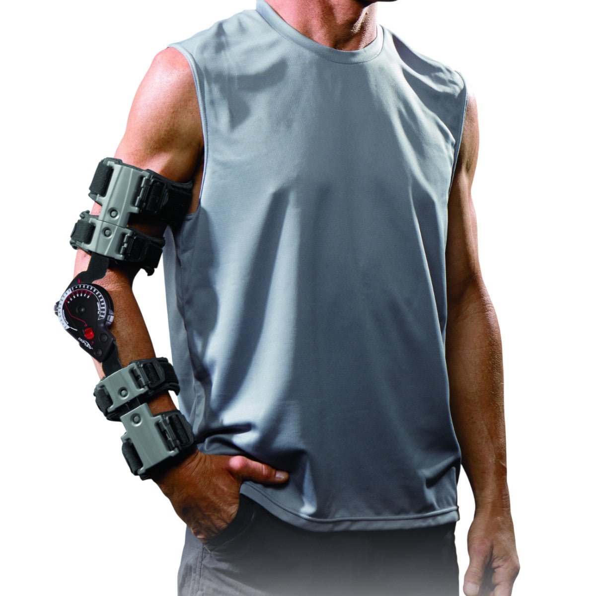 Imobilizador de Cotovelo Articulado DonJoy X - Act ROM Brace - FisioStore