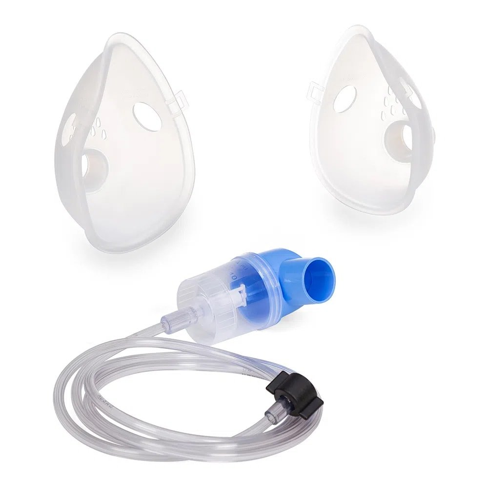 Inalador e Nebulizador Inalar Compact Omron NE - C701 - FisioStore