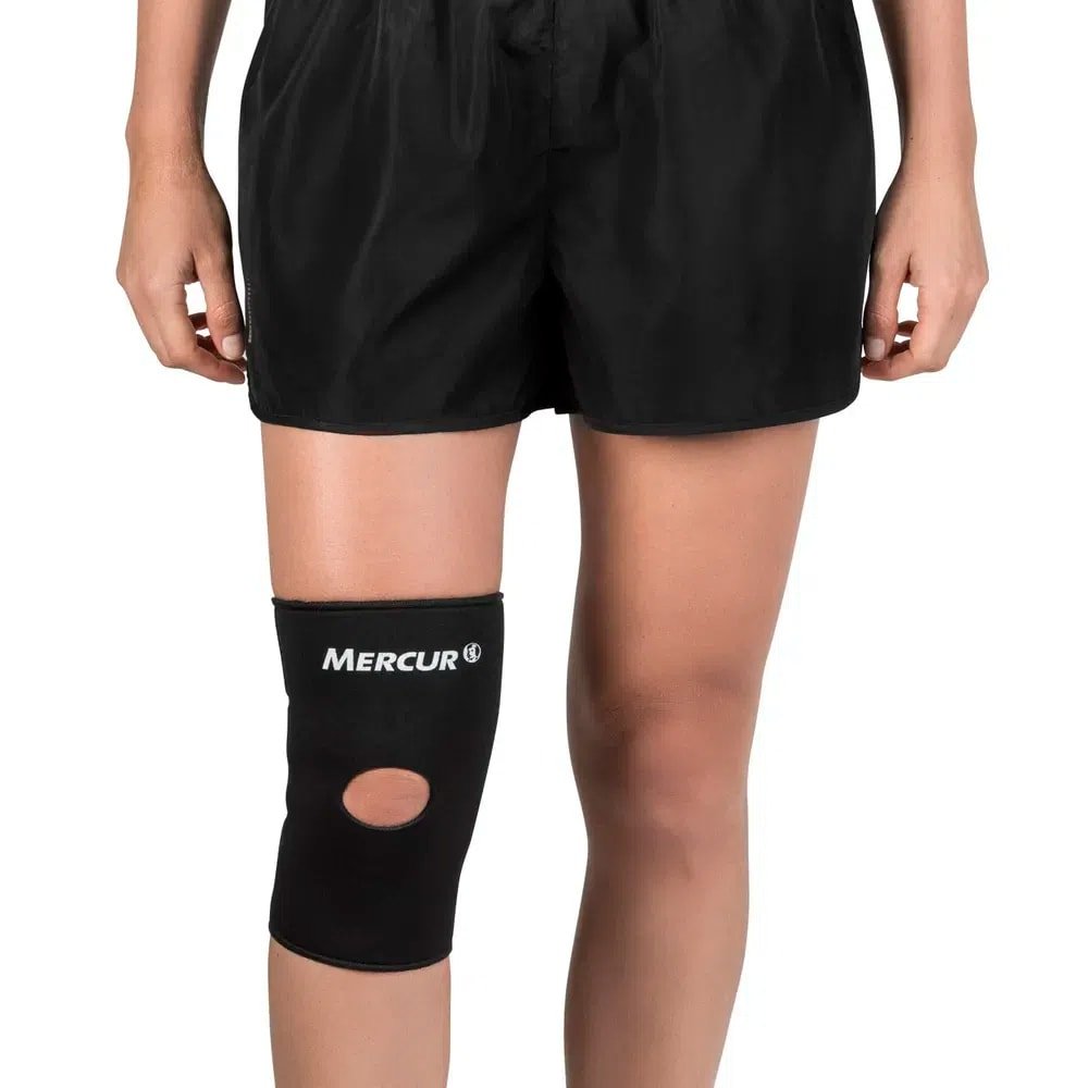 Joelheira Neoprene com Orifício Mercur BC0036 - FisioStore