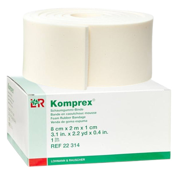 Komprex 8 cm x 2 m x 1 cm Espuma para Bandagem Lohmann & Rauscher - FisioStore