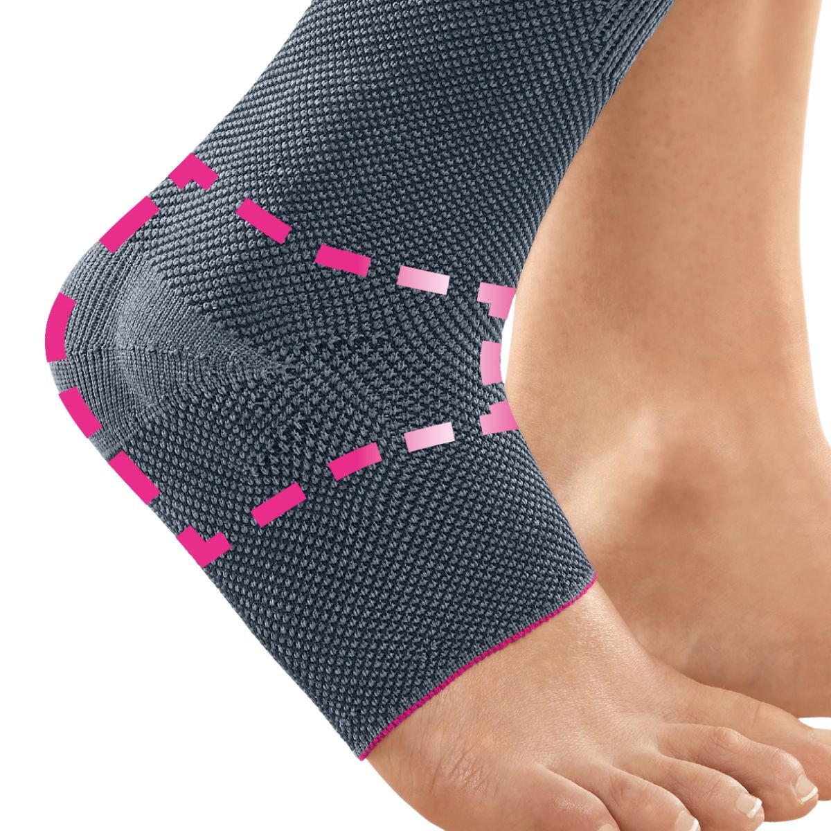 Levamed Medi Tornozeleira Elástica com Almofadas de Silicone - FisioStore