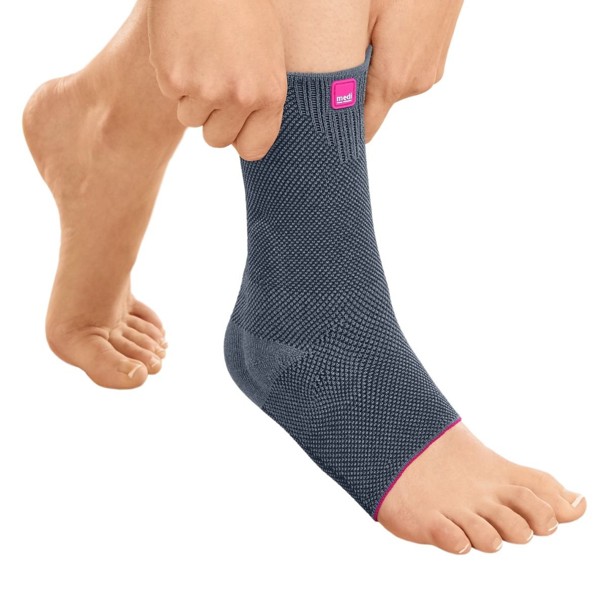 Levamed Medi Tornozeleira Elástica com Almofadas de Silicone - FisioStore