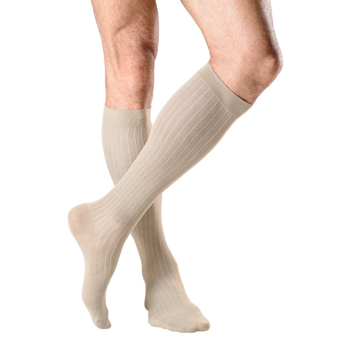 Meia Sigvaris 3/4 Masculina Actitud Canelada 15 - 20 mmHg - FisioStore