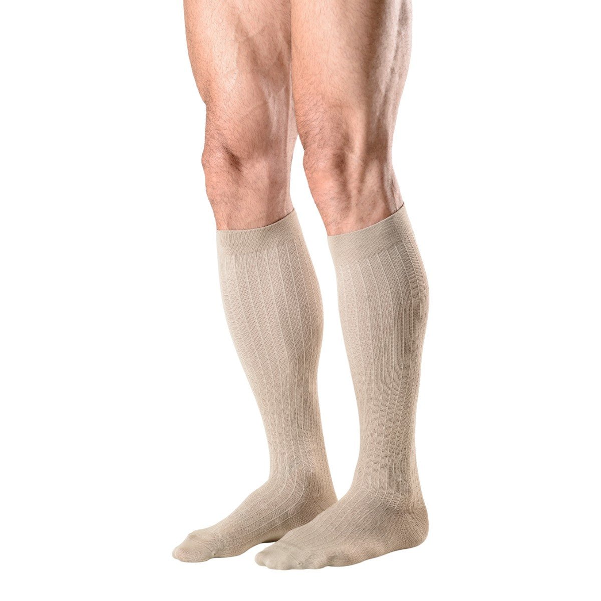 Meia Sigvaris 3/4 Masculina Actitud Canelada 15 - 20 mmHg - FisioStore