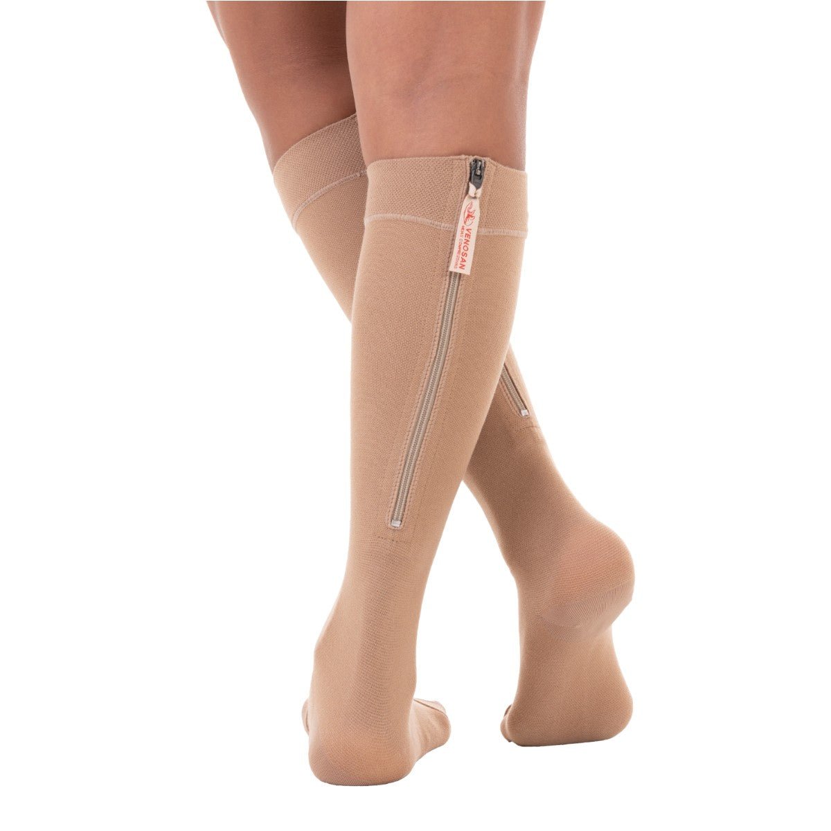 Meia Venosan com Zíper 20 - 30 mmHg 3/4 Comfortline Cotton - FisioStore