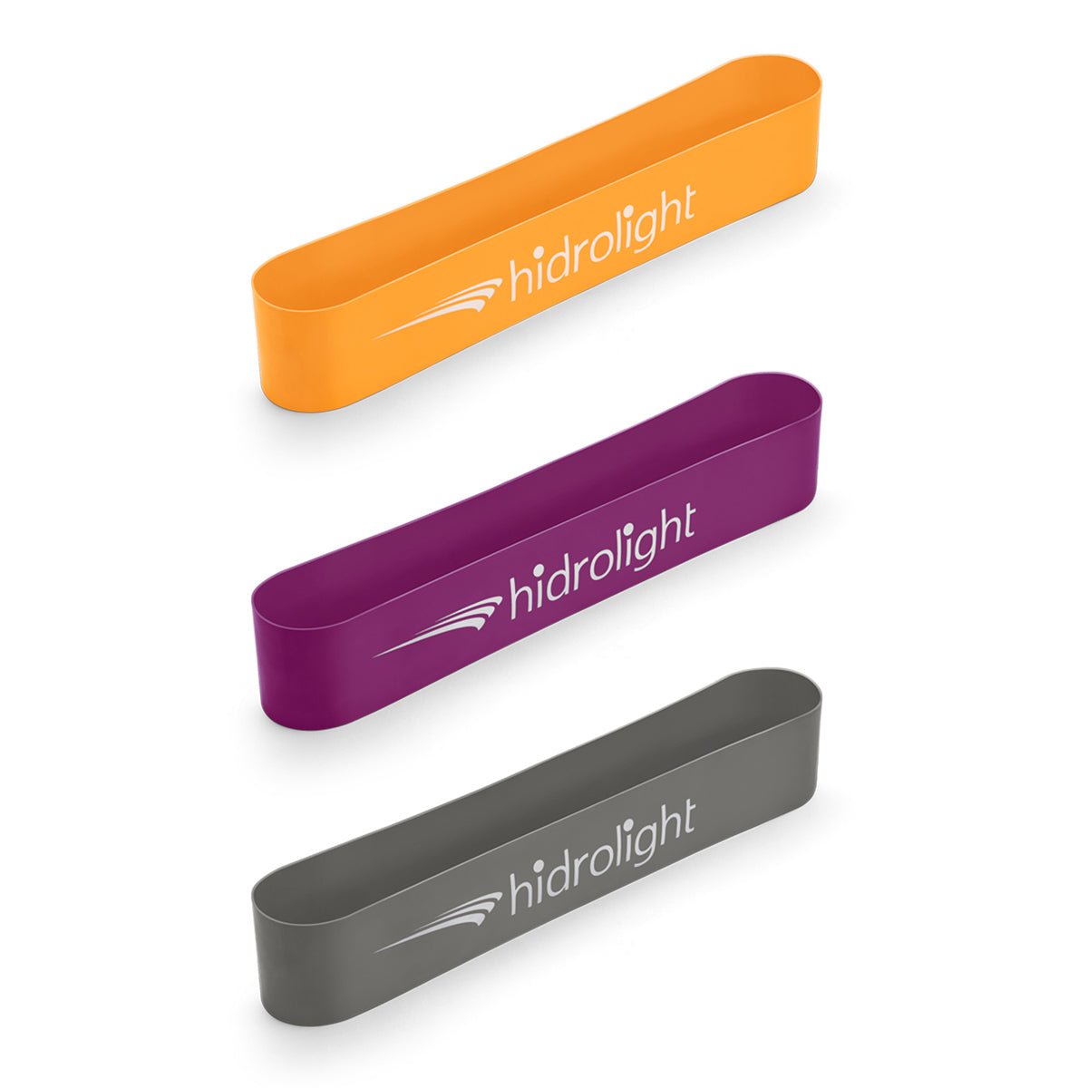 Mini Band Hidrolight Kit com 3 Loop Bands para Exercícios - FisioStore
