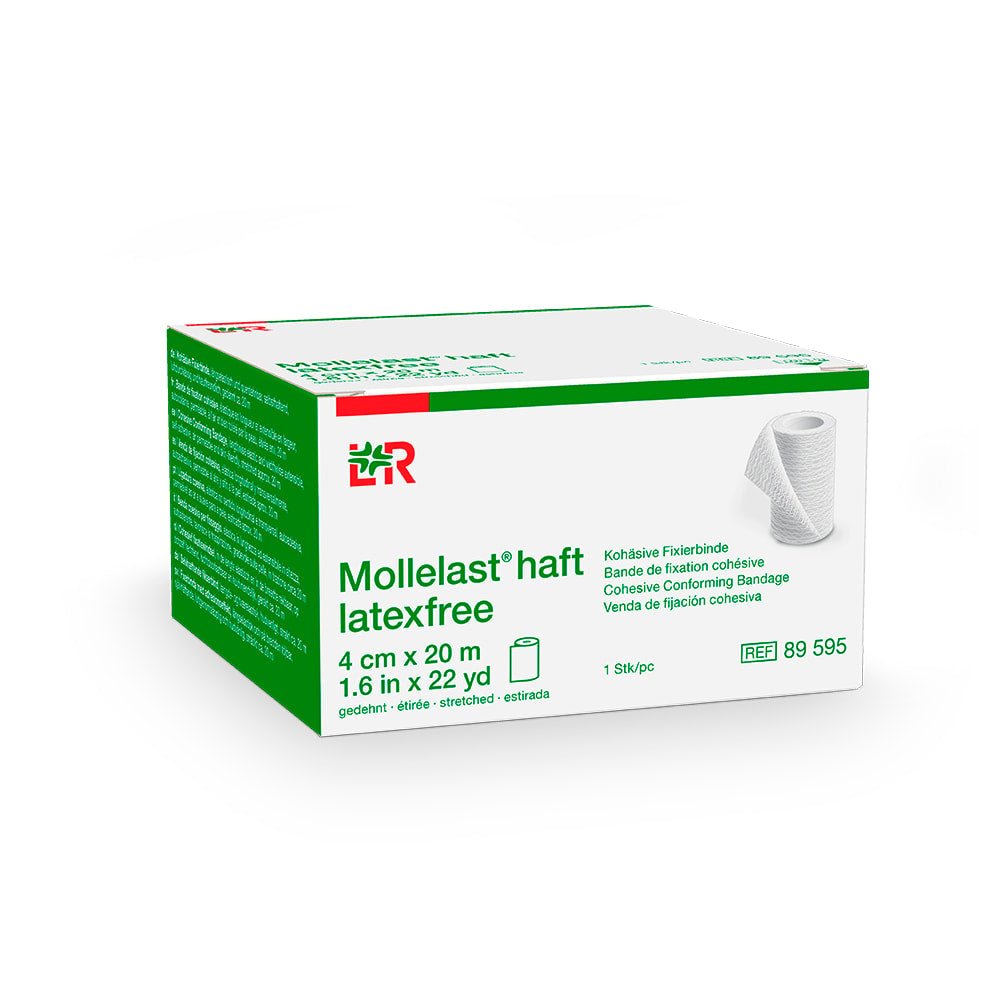 Mollelast Haft Bandagem Coesiva Latex Free Lohmann & Rauscher - 4CM - FisioStore