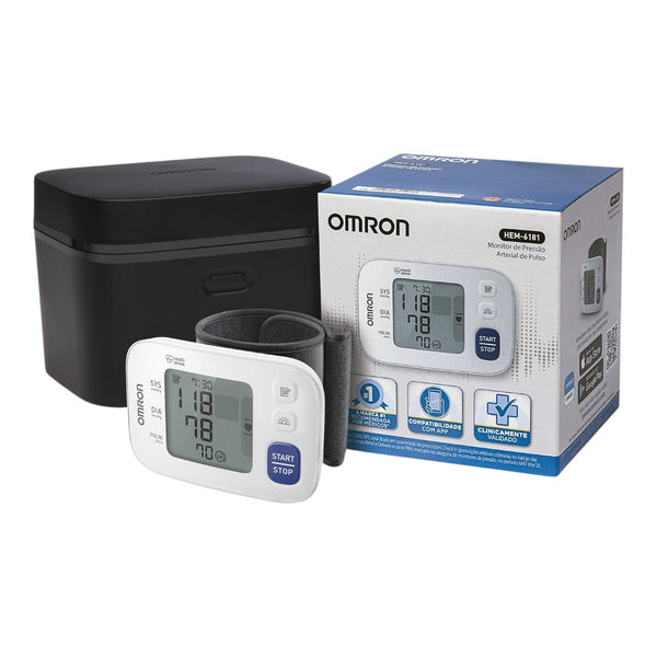 Monitor de Pressão Arterial de Pulso Omron HEM-6181 - FisioStore