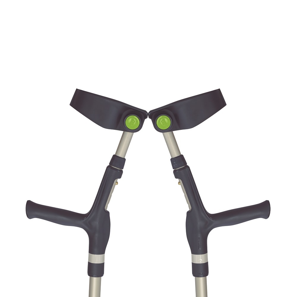 Muleta Canadense Articulada Mercur BC1561 (Par) - FisioStore