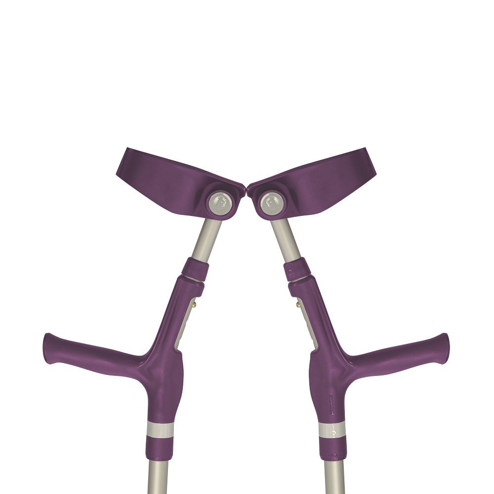 Muleta Canadense Articulada Mercur BC1561 (Par) - FisioStore