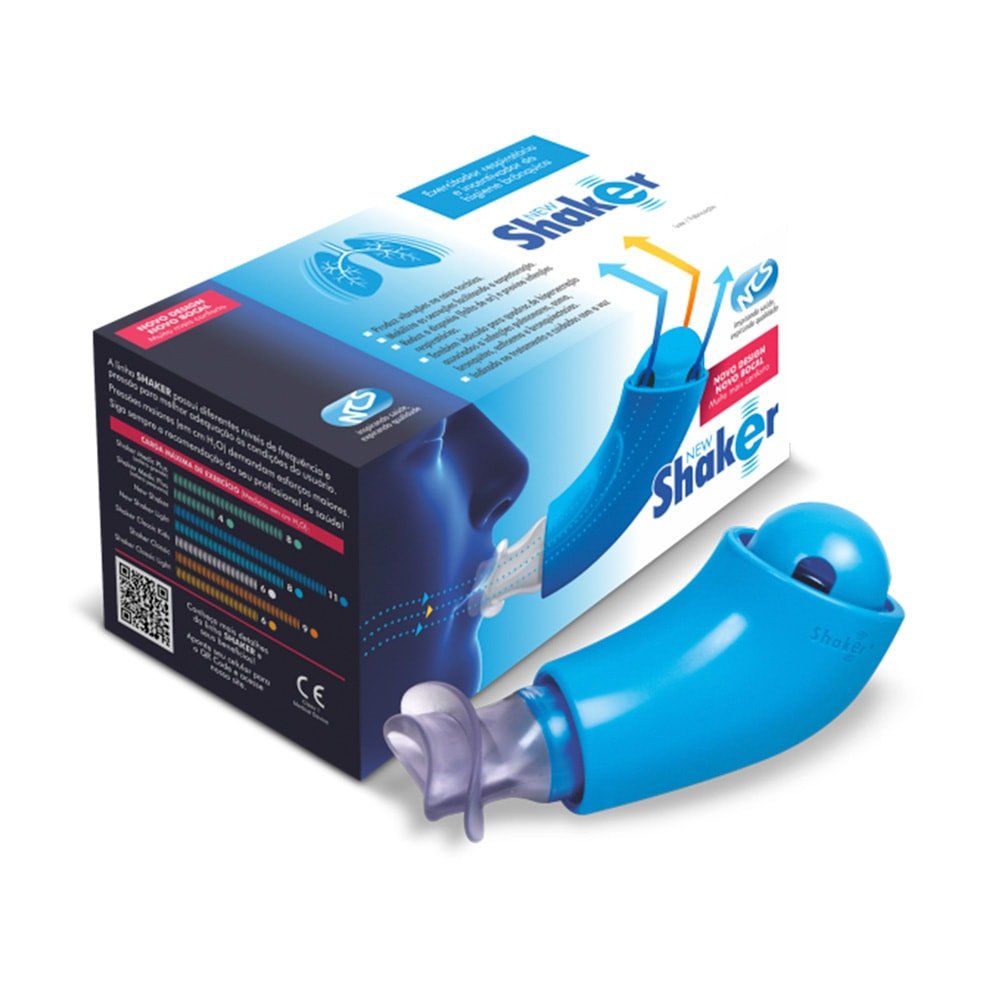 New Shaker NCS Incentivador para Fisioterapia Respiratória - FisioStore