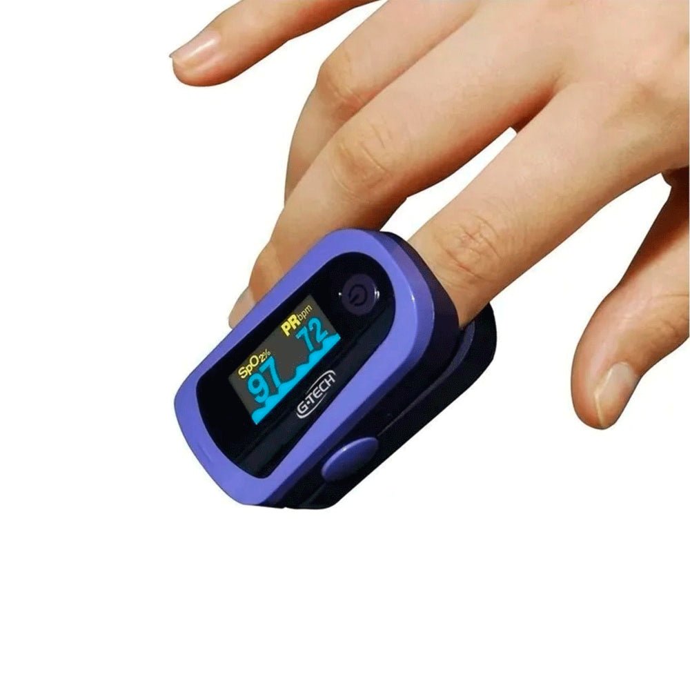 Oximetro de Dedo G - Tech OLED GRAPH - FisioStore