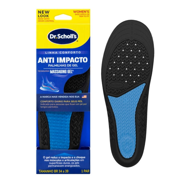Palmilha Anti - Impacto Dr Scholl's 01 Par - FisioStore