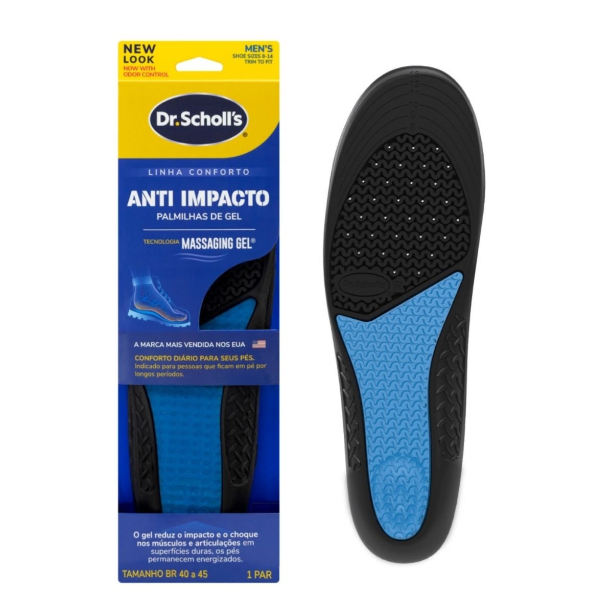 Palmilha Anti - Impacto Dr Scholl's 01 Par - FisioStore