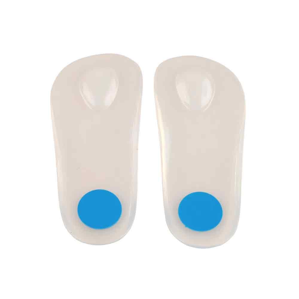 Palmilha de Silicone 3/4 com Piloto e Ponto Azul Ortho Pauher 5002 Par - FisioStore