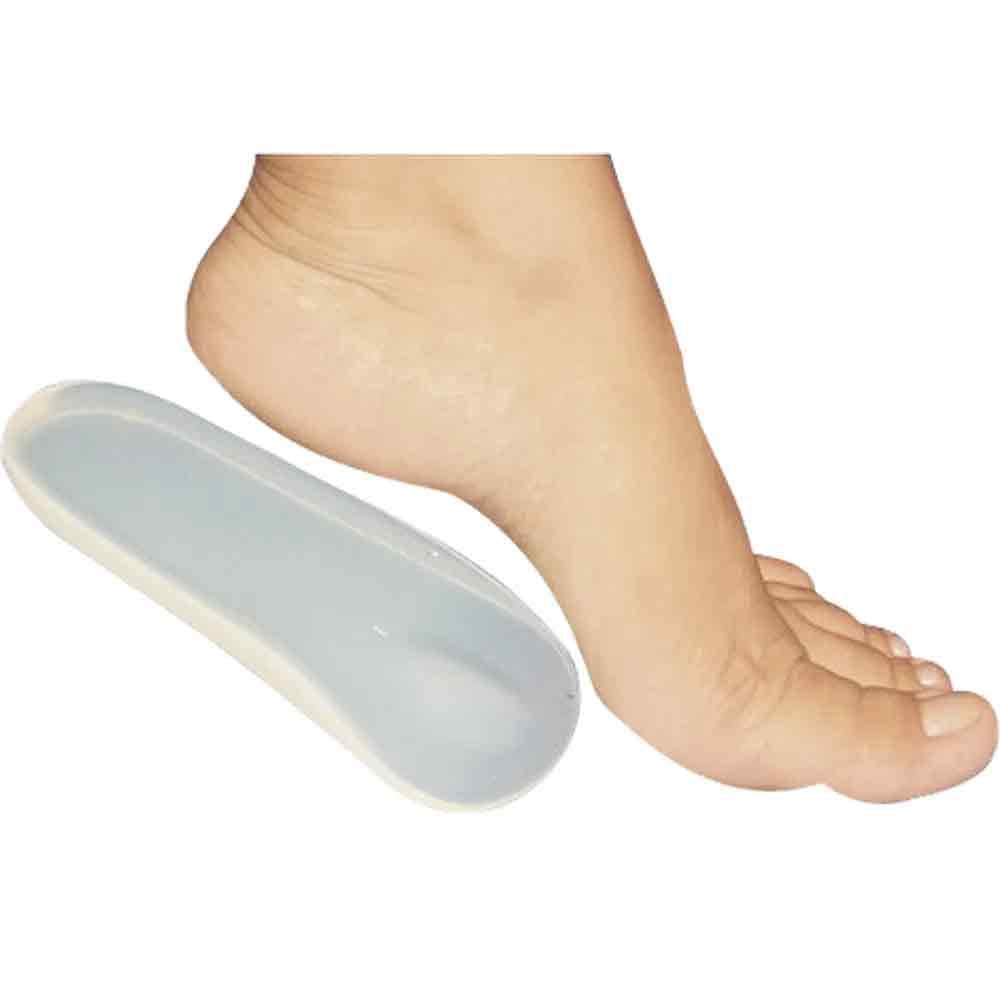 Palmilha de Silicone 3/4 com Piloto Ortho Pauher 5001 Par - FisioStore