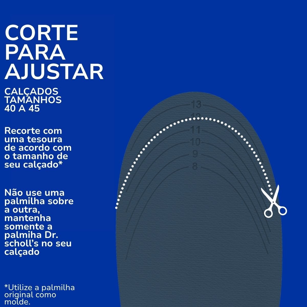 Palmilha Dia a Dia Massaging Gel Dr Scholl 40 a 45 Par - FisioStore