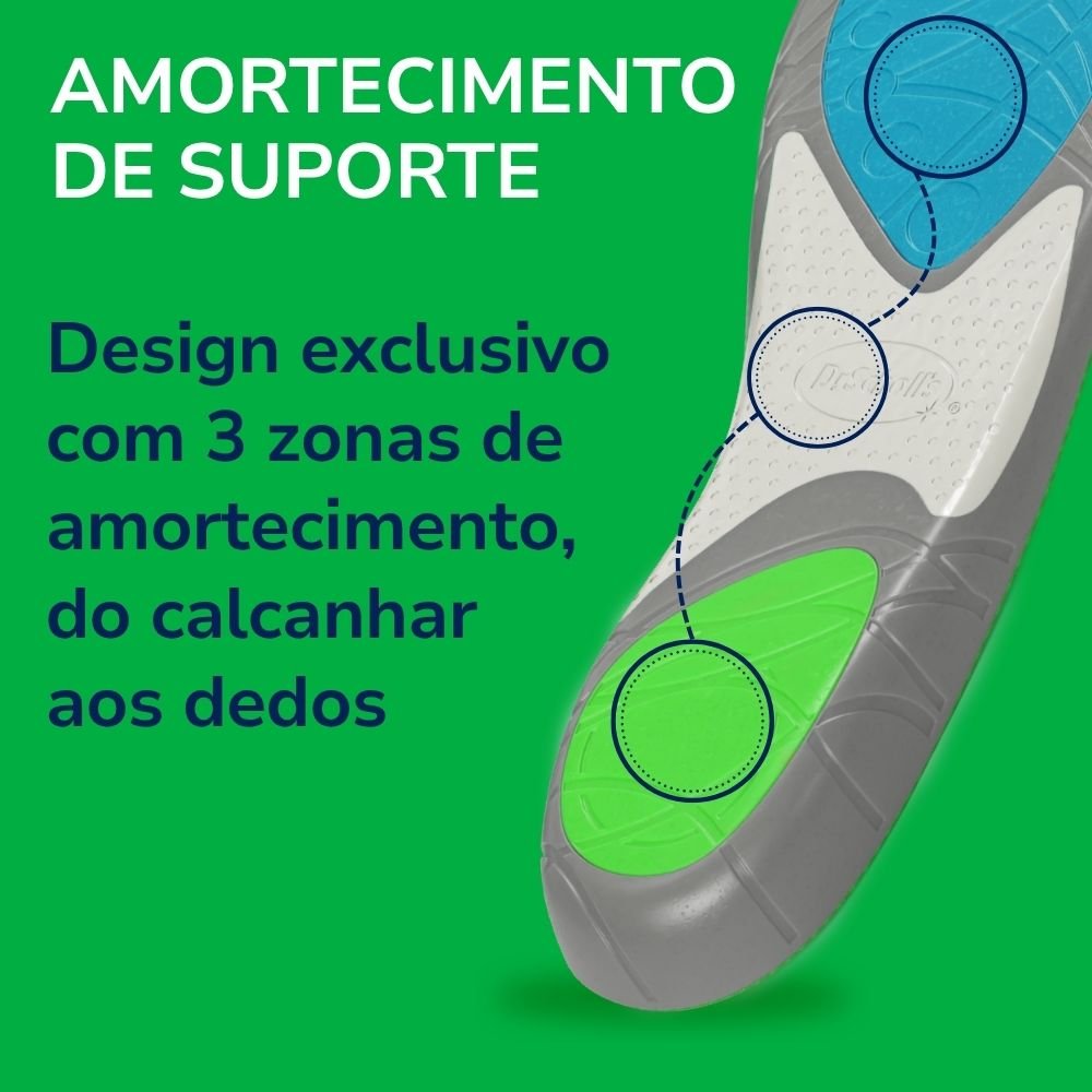 Palmilha para Corrida Dr Scholl 01 Par - FisioStore