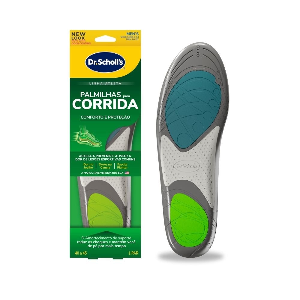 Palmilha para Corrida Dr Scholl 01 Par - FisioStore